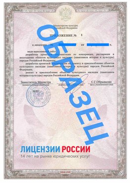 Образец лицензии на реставрацию 2 Щелково Лицензия минкультуры на реставрацию	